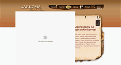 Desktop Screenshot of karczma-goralska.pl