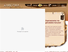 Tablet Screenshot of karczma-goralska.pl